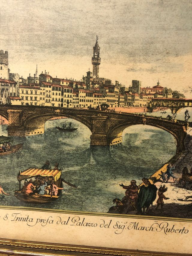 Quadri di firenze ad acquerello