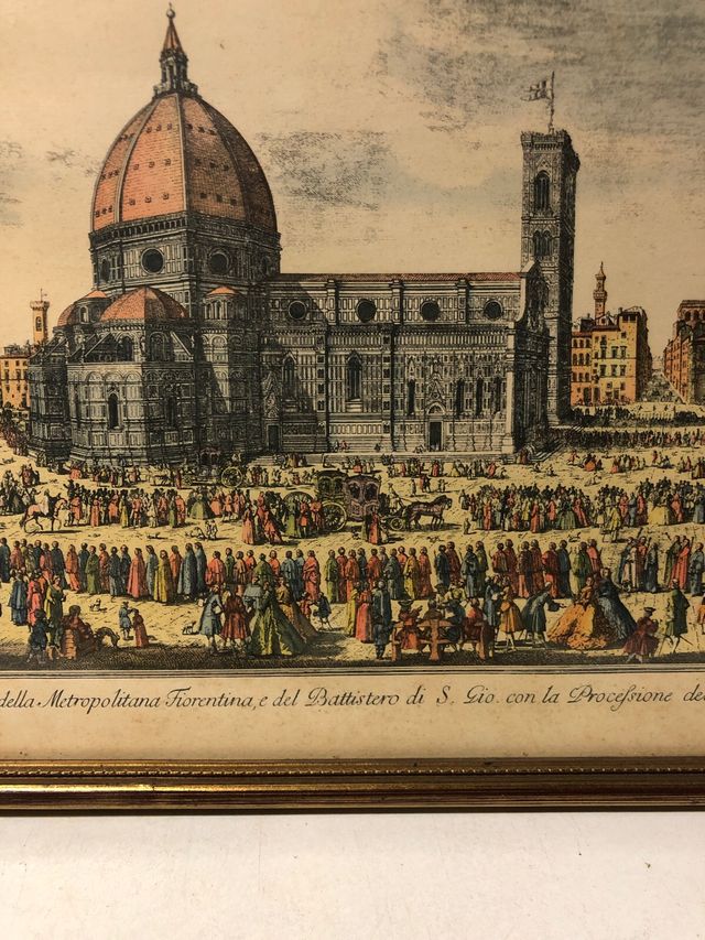 Quadri di firenze ad acquerello