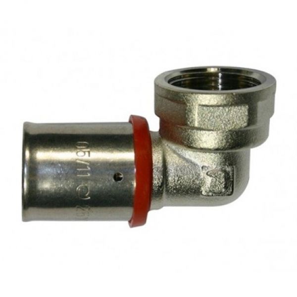 Codo 90 grados rosca multicapa 25-3/4