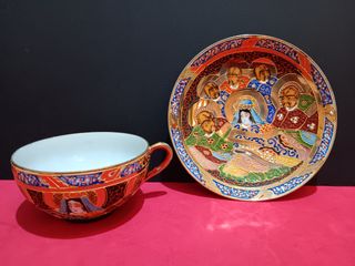 Juego cafe te porcelana China vintage