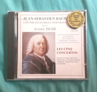 Bach Cinq Concertos cd Vol 7 Andre Isoir
