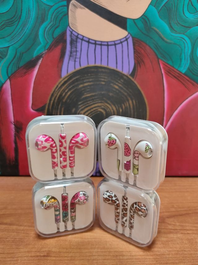 4 Auricolari Varie Fantasie