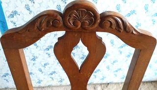 SILLA DE MADERA VINTAGE