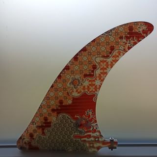 Quilla single fin 8,0" Batik seda naranja NUEVA