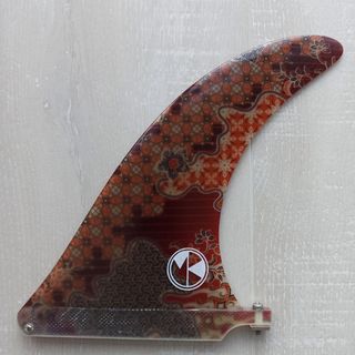 Quilla single fin 8,0" Batik seda naranja NUEVA