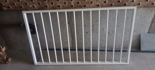 Reja de aluminio blanco