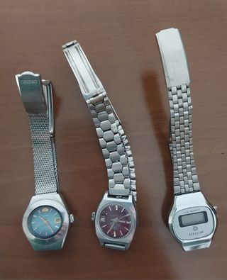 Relojes vintages mujer y hombre