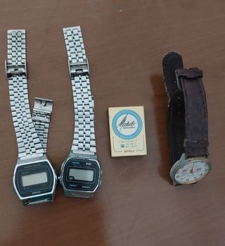 Relojes vintages mujer y hombre