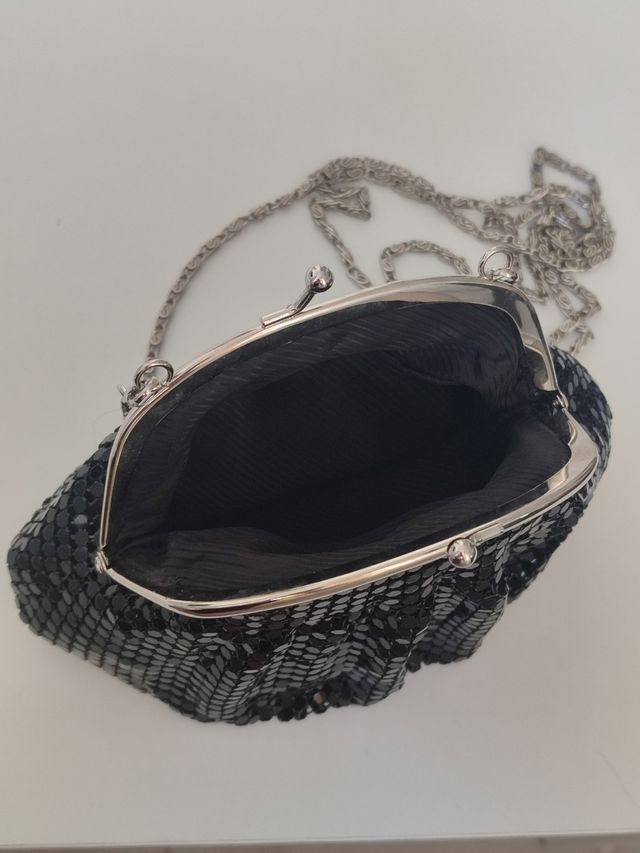 Bolso fiesta malla metálica 