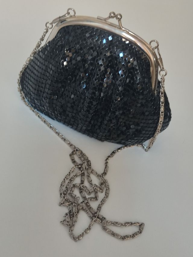 Bolso fiesta malla metálica 