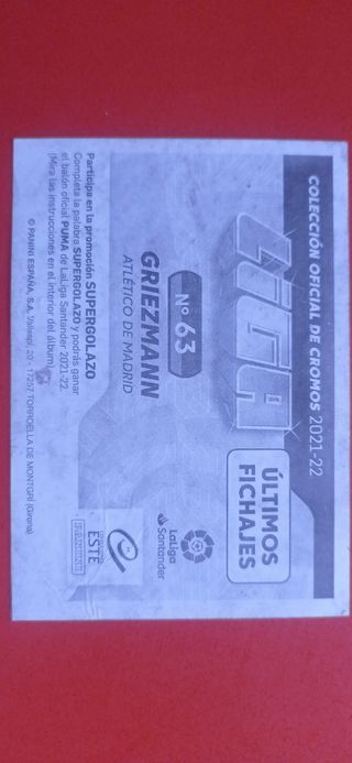 Cromos Fútbol Liga Este 21/22 2021 2022