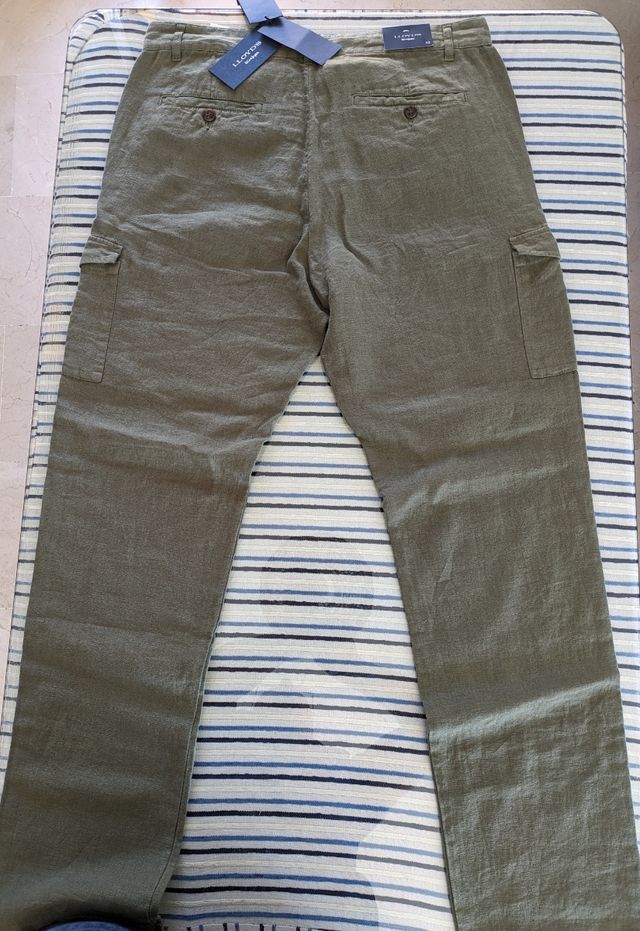 Pantalones de Lino Cargo