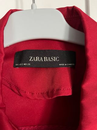 Chaqueta roja Zara 