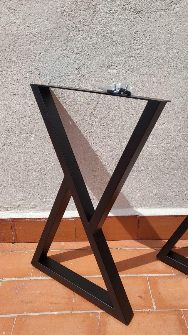 Estructura de acero para mesa