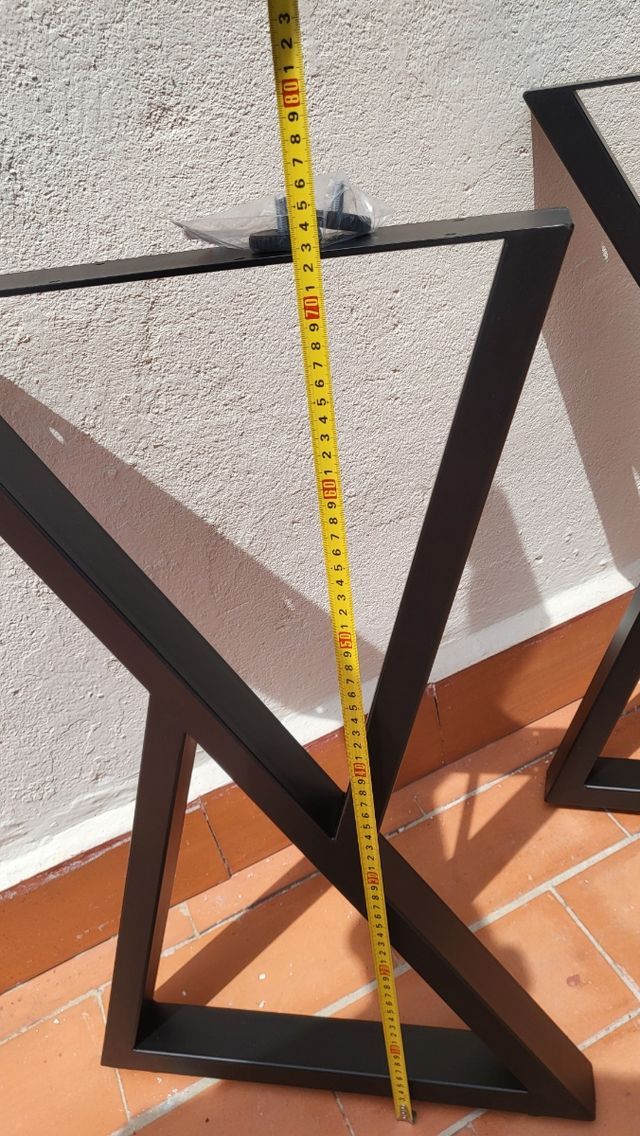 Estructura de acero para mesa