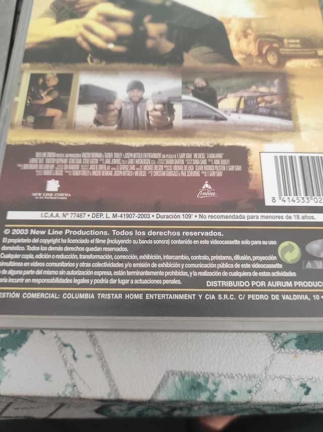 Diablo, vin diesel VHS 1998