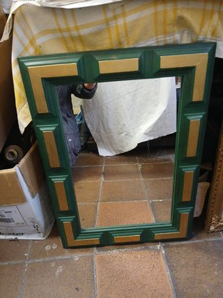 Espejo madera.