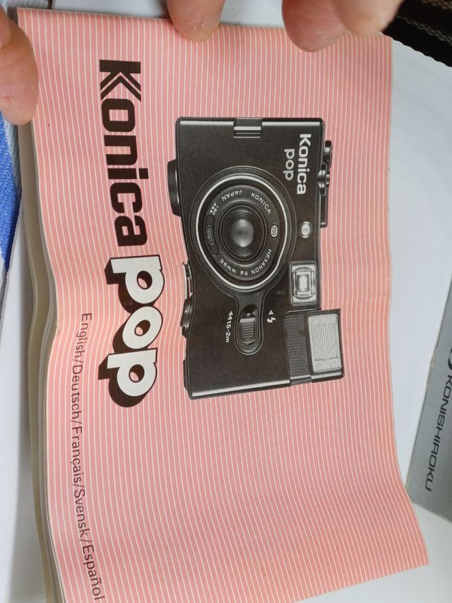 Konica pop macchina fotografica fotocamera vintage