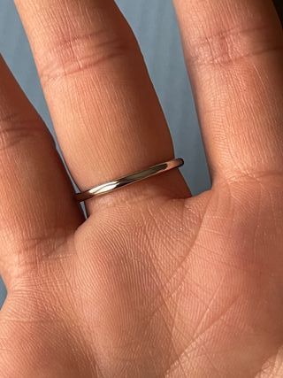 1 Anillo Plata 925. Corte diamante