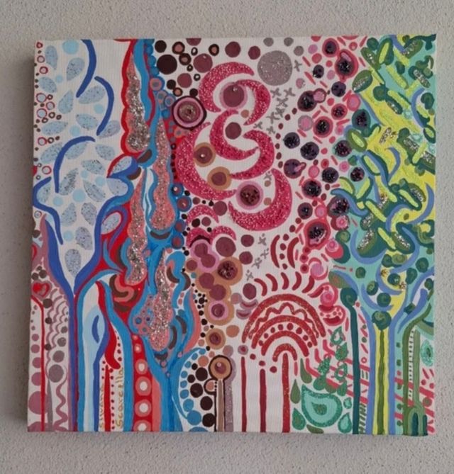 Quadro: la porta della felicità 40x40