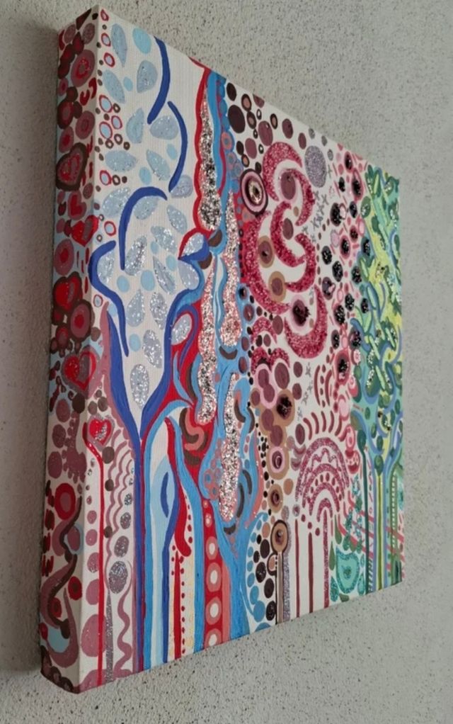 Quadro: la porta della felicità 40x40