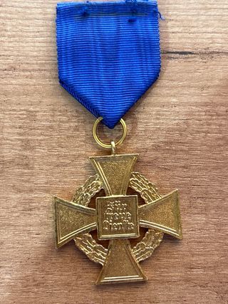 Medalla militar alemana. Condecoración.