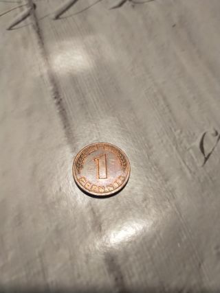 Moneta 1 pfennig 1979