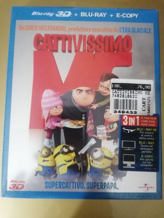 Cattivissimo Me Bluray 3D + Bluray + E-Copy Nuovo