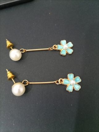 Pendientes extra largos dorados!