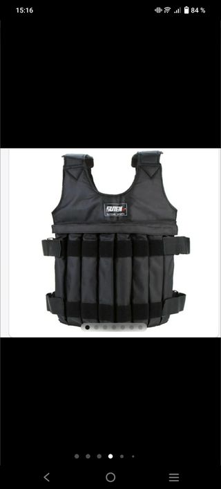 CHALECO ENTRENAR+16 BOLSITAS/LASTRAR