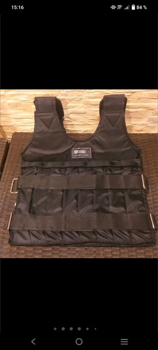 CHALECO ENTRENAR+16 BOLSITAS/LASTRAR