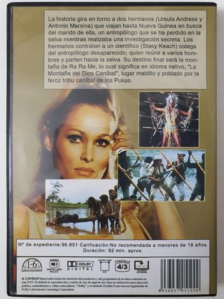 La montaña del dios caníbal (1978) 🎬🍿 💿 [DVD]