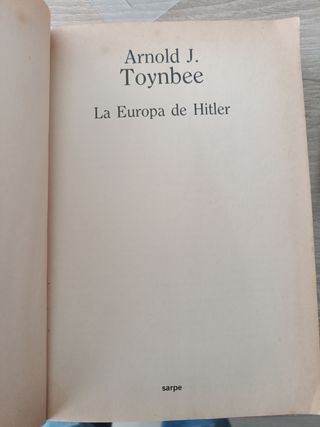 Libro La Europa de Hitler