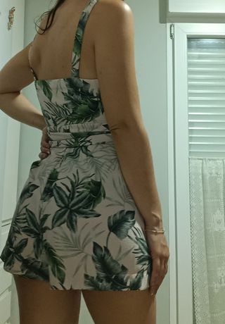 Vestido pantalón con hojas Pull&Bear