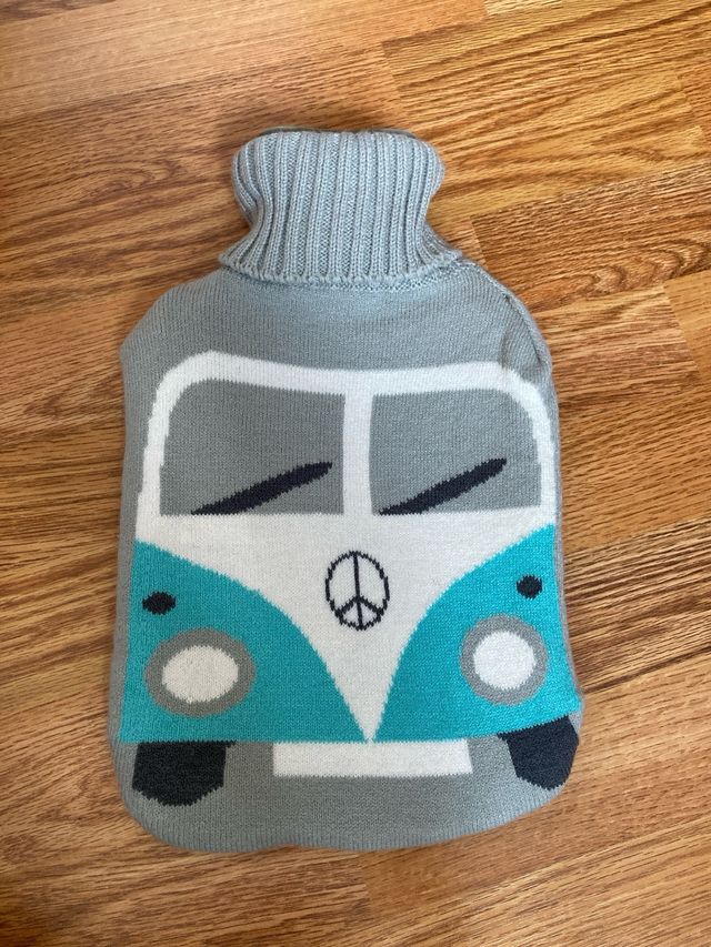 Bolsa de agua caliente forrada