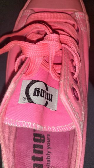 Zapatillas Mustang rosas