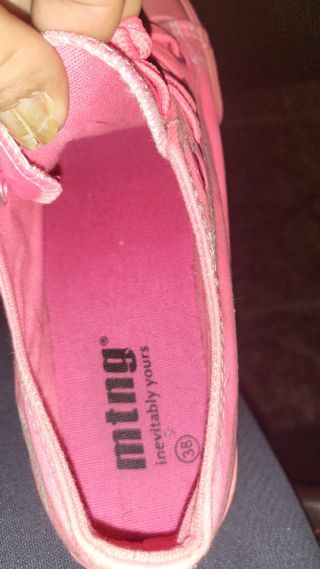 Zapatillas Mustang rosas