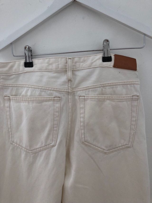 Pantalon vaquero blanco