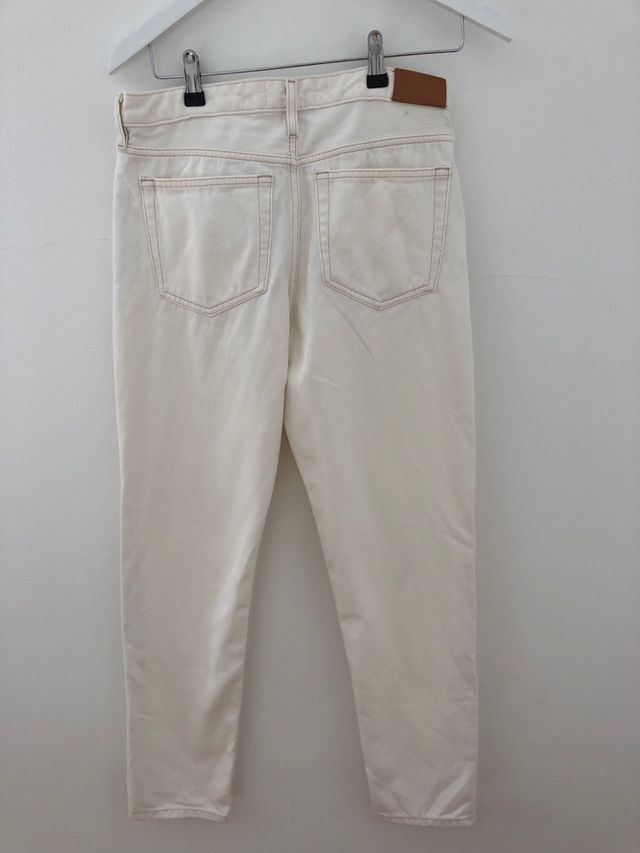 Pantalon vaquero blanco
