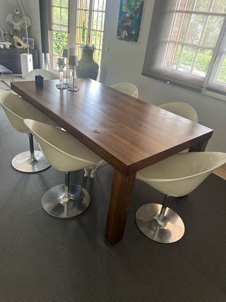 Silla Ero Philip Starck ORIGINAL.blanca y transpar