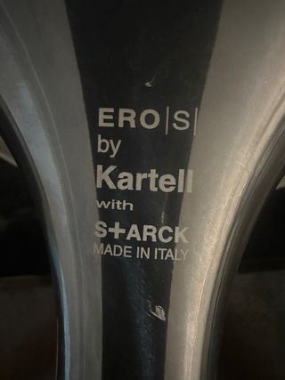Silla Ero Philip Starck ORIGINAL.blanca y transpar