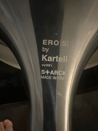 Silla Ero Philip Starck ORIGINAL.blanca y transpar