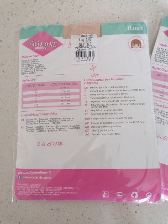 Collant da bambina 