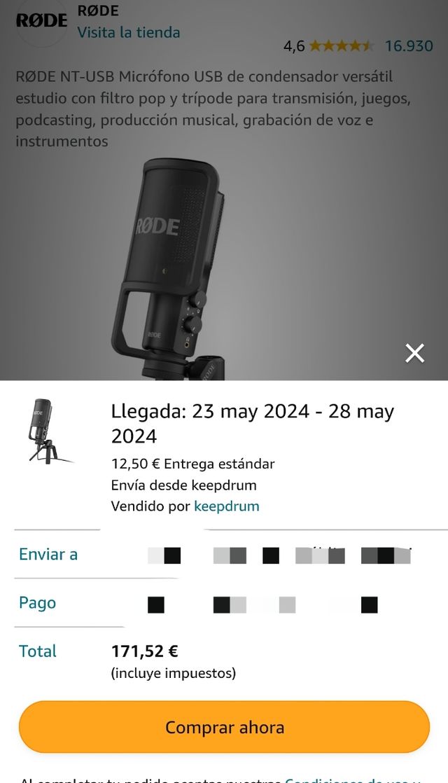 RØDE NT-USB Micrófono USB de condensador versátil
