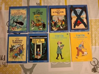 7 DVDs Las aventuras de Tintin
