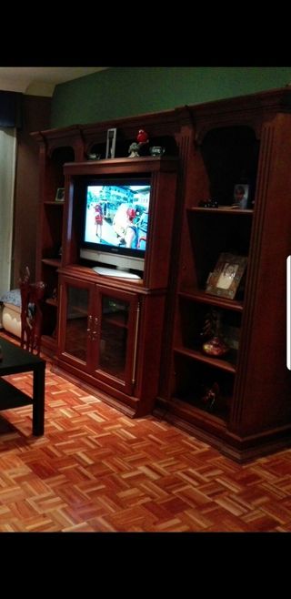 Mueble libreria pino tratado