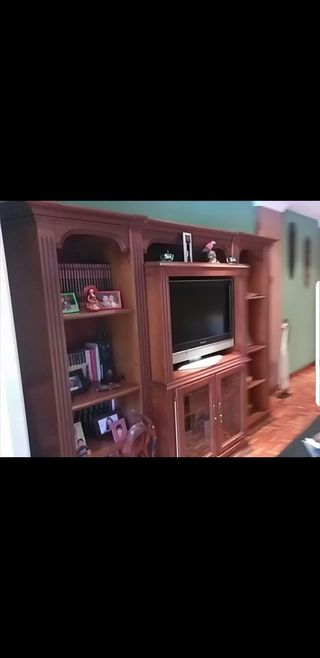 Mueble libreria pino tratado