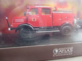 Lote 5 Maquetas Camiones Antiguos Bomberos, (1:72)