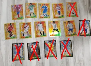 Álbum y lote de 244 cartas fútbol 2011-2012