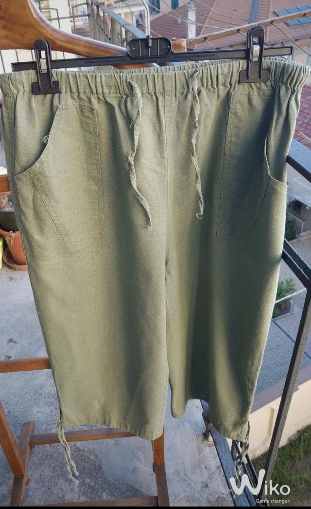 Pantaloni estivi al polpaccio tg.46